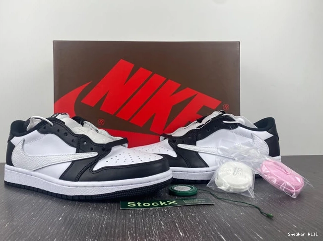 SP OG HighQuality DM7866- White Black Phantom Jordan Low Travis Retro Scott 1 8033 655 0619